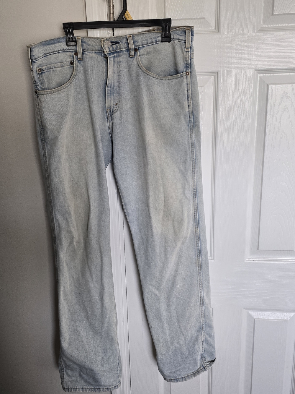 Levi Strauss & Co Light Blue Straight-Leg Men's Jean 35x34 Light Used